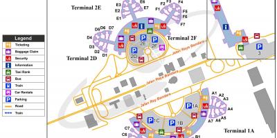 Джакарта міжнародны аэрапорт карце