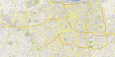 Карта Джакарта дарозе
