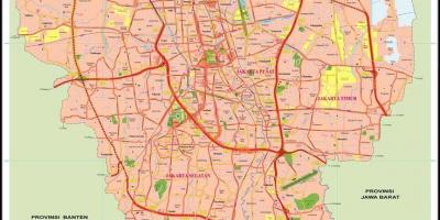 Карта Стары горад Джакарта