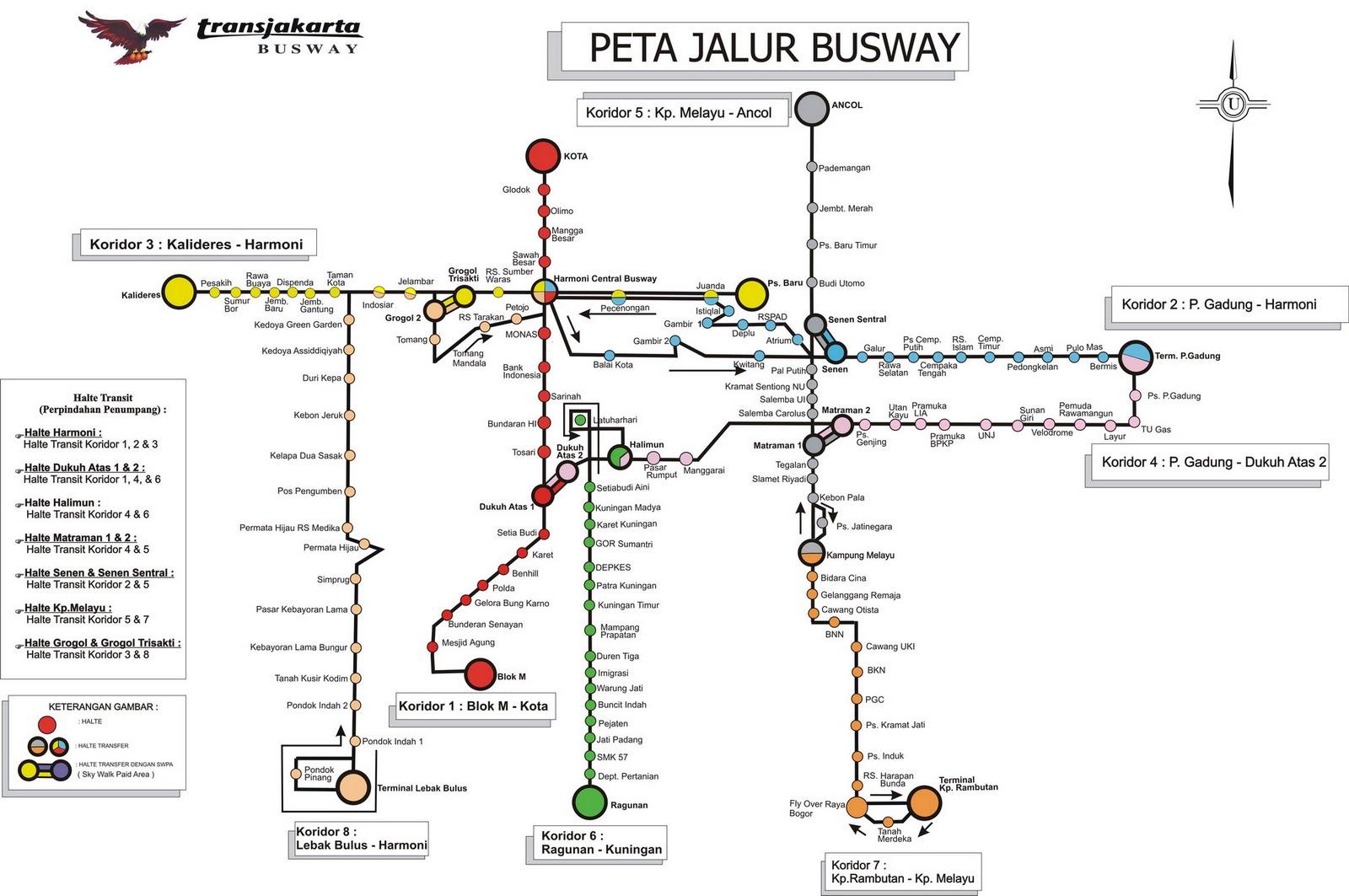 Карта метро джакарты