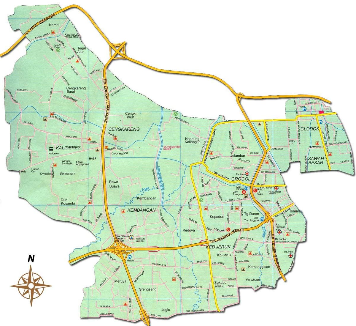 Джакарта Барат карце