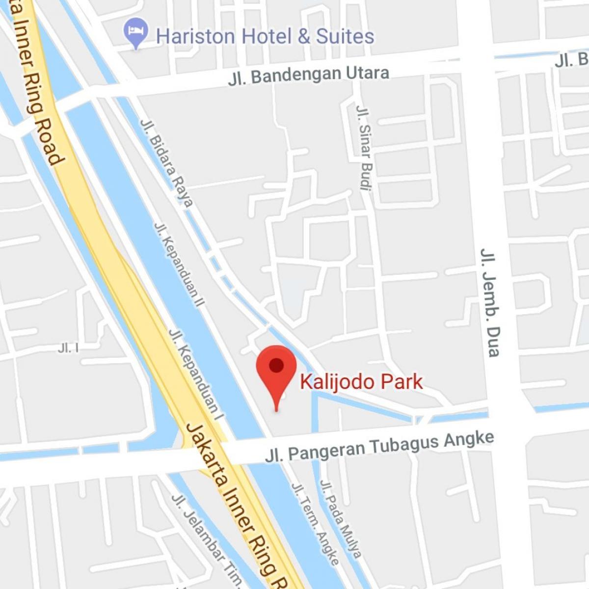 карта kalijodo Джакарта